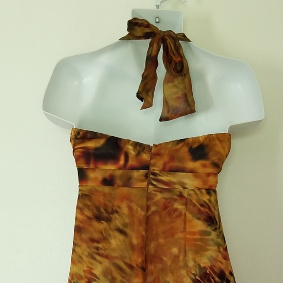 SIGNATURE BY ROBBIE BEE SILK DRESS SIZE 8P - Picture 5 of 8